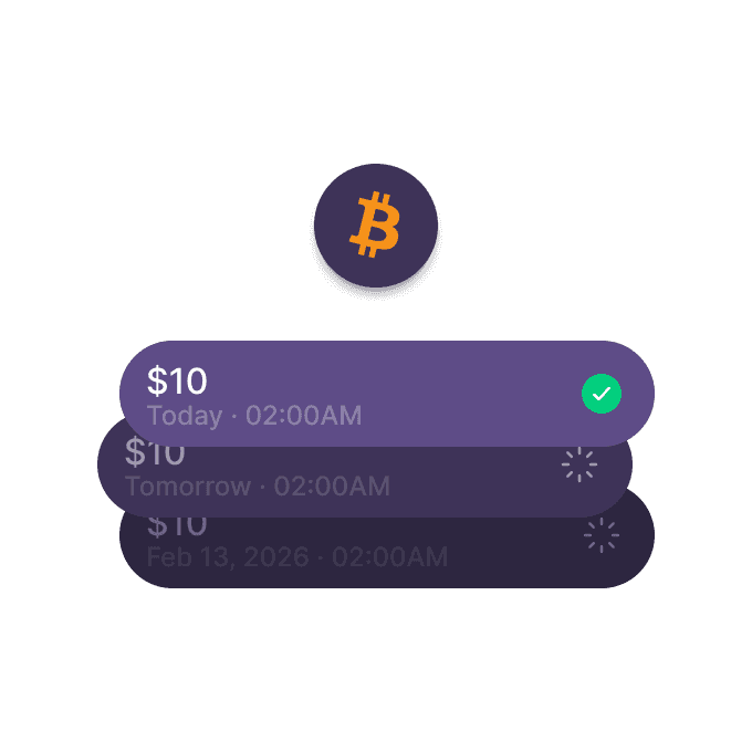 Suivi d’un investissement régulier en bitcoin de 10 $ par jour